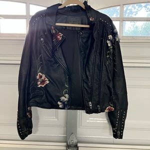 Blank nyc women’s leather jacket